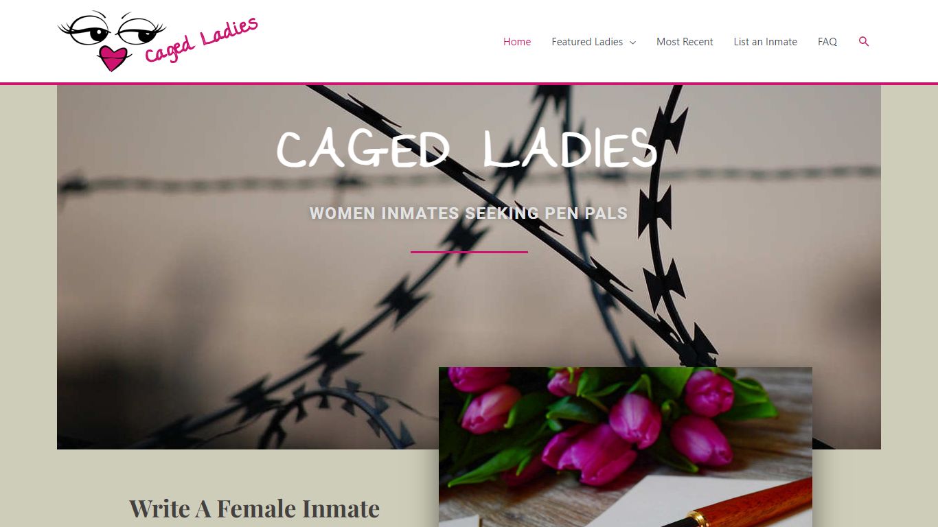 Caged Ladies | Write an Inmate | Female Prisoners Seeking Pen Pals